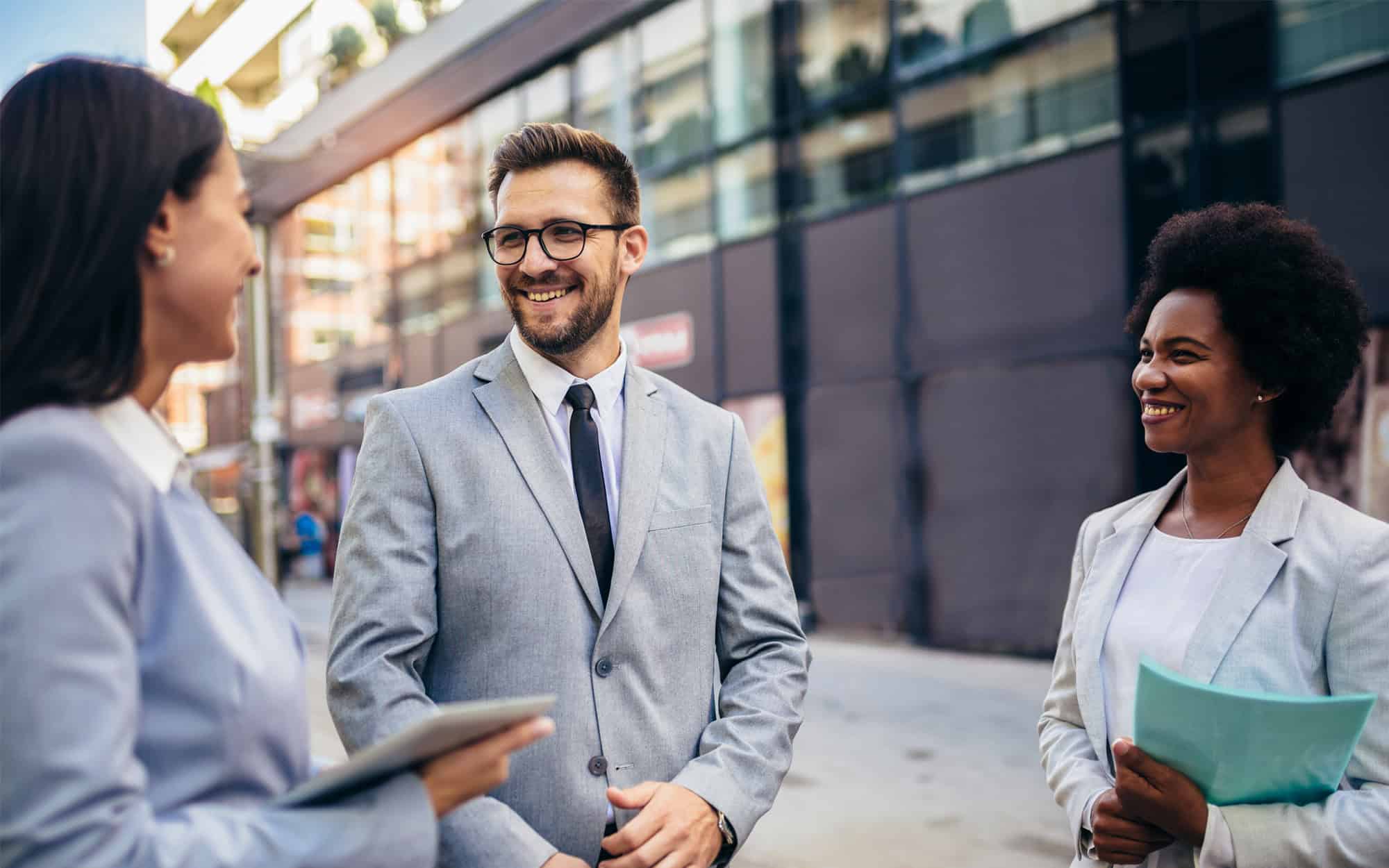 Business Meeting In Office Building 2